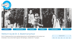 Desktop Screenshot of boekmanschool.nl